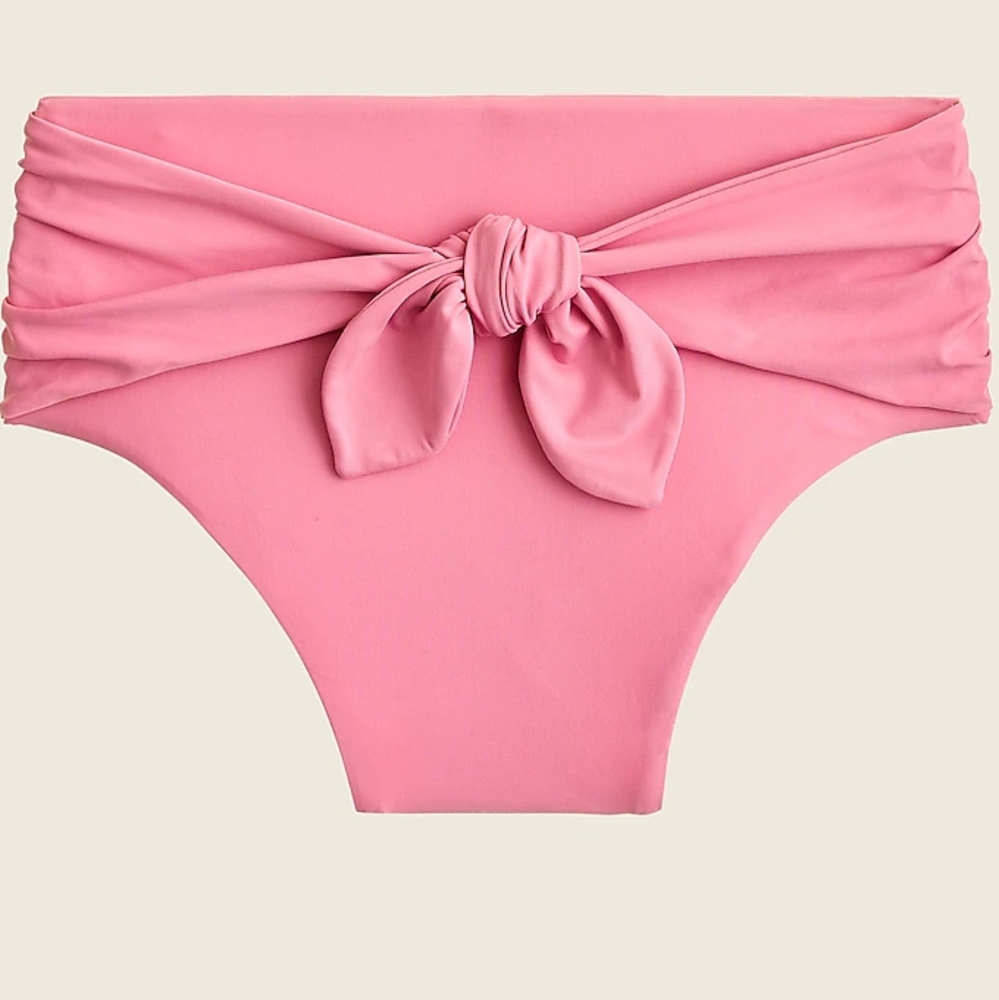 Jcrew High-cut tie-waist bikini bottom Sz: 3X NWT